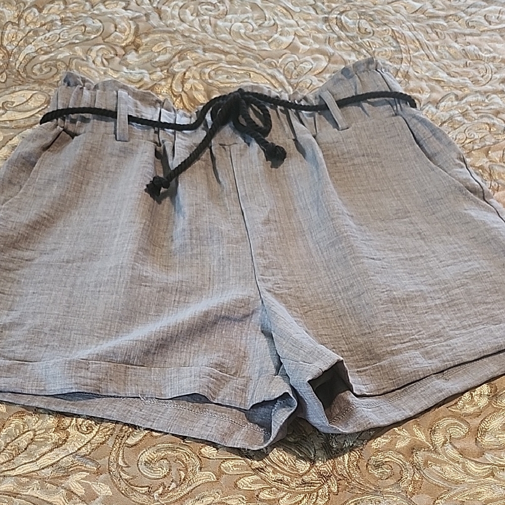 Ci Sono Women's High Waist Denim Colored Shorts